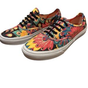 Vans Colorful Peacock Pattern Sneakers